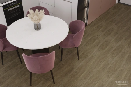 Кварцвиниловая плитка Vinilam Click 3.7 мм 8891 Дуб Мёрс